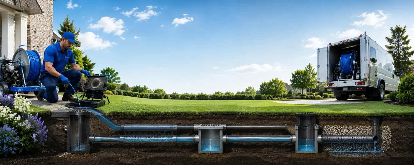Outdoor drain cleaning information for Dodge, ND